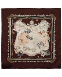 Zimmermann - Scarf Printed "Printed Silk Square 70" - Lyst