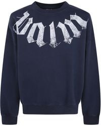 Palm Angels - Sweatshirt Loose Crew "Big Neck Logo" - Lyst