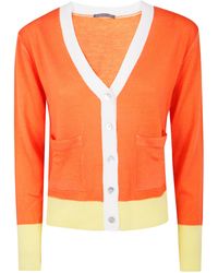 In bed with You - V Neck Pockets Cardigan Jacket - Lyst
