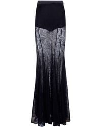 Elisabetta Franchi - Long Flamenco Skirt - Lyst