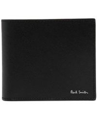 Paul Smith - Signature Stripe Balloon Leather Wallet - Lyst
