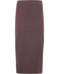 Thelatest - "Bree" Wool Polyester Ab Long Dress - Lyst