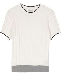 Paul Smith - Short Sleeves Crew Neck Sweater - Lyst