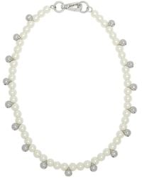 Simone Rocha - Bell Charm And Pearl Necklace Accessories - Lyst