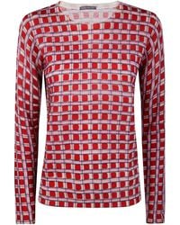In bed with You - Boatneck Printed Jumper - Lyst
