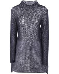 Issey Miyake - Top Long-Sleeve "Panini Pulled" - Lyst