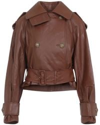 Zimmermann - "Hypnotic" Leather Crop Trench - Lyst