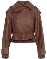 Zimmermann - "Hypnotic" Leather Crop Trench - Lyst