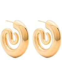 Panconesi - Earrings Serpent Hoops Small - Lyst