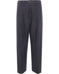 Ziggy Chen - Drop-Crotch Pleated Trousers - Lyst
