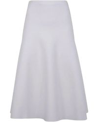 D.exterior - D. Exterior Merinos Double Flared Skirt - Lyst