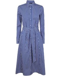 Polo Ralph Lauren - Abito Giorno A Maniche Lunghe Ashtn - Lyst
