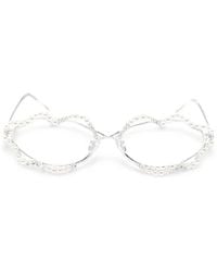 YVMIN - Sunglasses Pearl Detail "Waving Pearl" - Lyst