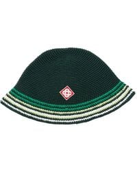 CASABLANCA - Stripe Crochet Hat - Lyst