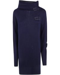 Pierantoniogaspari - Dress With Buckles - Lyst