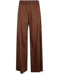 Semicouture - "Johnny" Popeline Cotton Trousers - Lyst