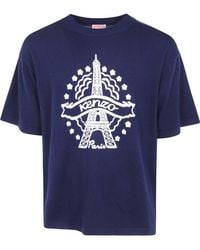 KENZO - Long-sleeved Padded Shirt - Lyst