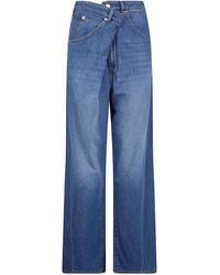 DARKPARK - "Ines" Fold Over Tencel Denim - Lyst