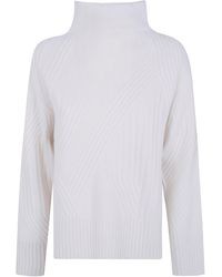 JOSEPH - Sweater Soft Wool Ribs Turtleneck "Isabel" - Lyst