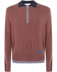 Marni - Polo Neck Cashmere Sweater - Lyst
