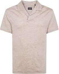 ZEGNA - Z Lux Leisurewear V Neck T-Shirt - Lyst