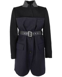 Sacai - Black Outerwear Jacket - Lyst