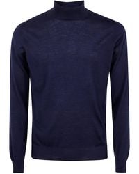 Gran Sasso - Straight Leg Pants With Lapel - Lyst