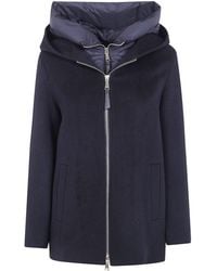 Seventy - Coat Nylon Details Short Coat - Lyst