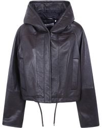 Max Mara - Leather Jacket "Kabala" - Lyst