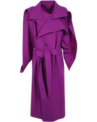 Issey Miyake - Coat "Calligraph" - Lyst