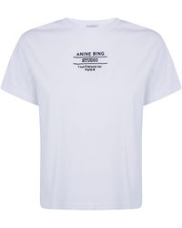 Anine Bing - T-Shirt "Shelley" Tee Studio - Lyst