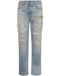 Amiri - "Repaired" Boot Cut Jeans - Lyst
