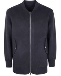 Giorgio Brato - Wool Cashmere Double Bomber Jacket - Lyst