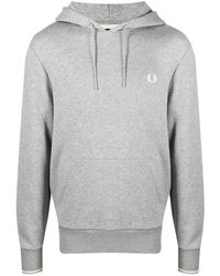 Fred Perry - Fp Tipped Hooded Sweatshirt - Lyst