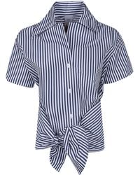 Patou - Knotted Shirt - Lyst