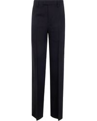 Ann Demeulemeester - Maaike Flared Leg Comfort Trousers Viscose - Lyst