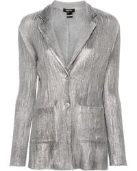 Avant Toi - Wrinkled Stich Rever Jacket With Lamination - Lyst