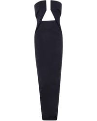 Rick Owens - Dress Cut Out Back "Prong Gown" - Lyst