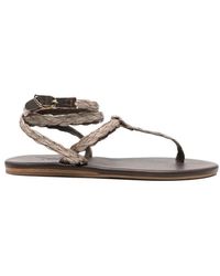 Ancient Greek Sandals - Kalamida Flat Sandals - Lyst