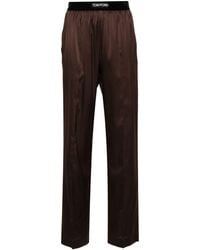 Tom Ford - Silk Trousers - Lyst