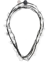 Maria Calderara - Necklace Crystal Long "Clear Crystal Long Necklaces" - Lyst