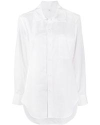 Y's Yohji Yamamoto - U Layered Collar Shirt W/Pocket - Lyst