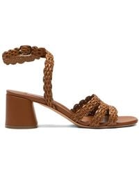 Casadei - Cleo Mid Heel Waves Sandals - Lyst