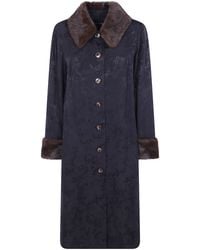 RIXO London - Viscose Coat "Jonah" - Lyst