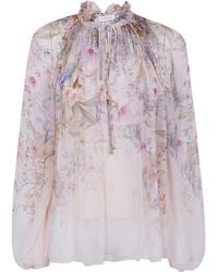 Zimmermann - "Rebellion" Billow Blouse - Lyst