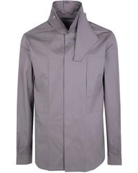 Rick Owens - Jacket Cotton Blend "Outshirt" - Lyst