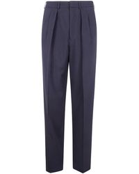 Tom Ford - Wool Cashmere Silk Reps Double Pleat Pants - Lyst
