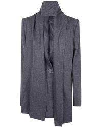 TOTEME - Viscose Wool Scarf Blazer - Lyst
