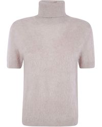Seventy - Sweater Short Sleeves "Cashmere Turtle Neck" - Lyst