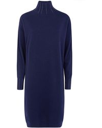 Fabiana Filippi - Dress Turtle Neck "Platinum" - Lyst